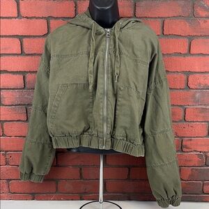 Aeropostale Women's XL Full-Zip Coat with Hood – Casual,‎ Lightweight